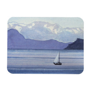 Lila Seascape Magnet