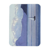 Lila Seascape Magnet (Vertikal)