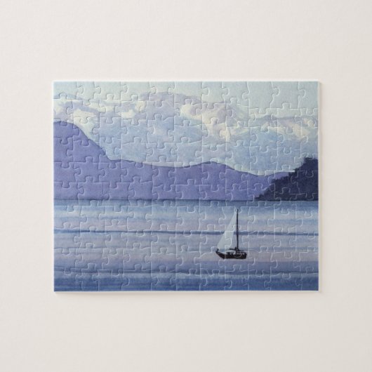 Lila Seascape Puzzle (Horizontal)