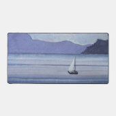Lila Seascape Schreibtischunterlage (Vorderseite)