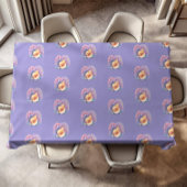 Lila Seashell Beach Party Tischdecke