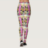 lila Seegöttin Leggings (Rückseite)