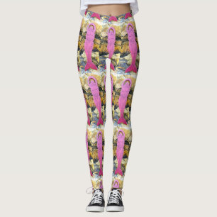 lila Seegöttin Leggings