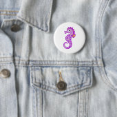 Lila Seepferd Button (Beispiel)