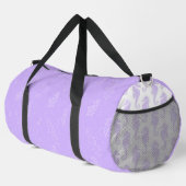 LILA SEEPFERD UND UNTERSEETHEMA DUFFLE BAG (Rechte Ecke)