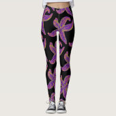 lila Seestern Thunder_Cove schwarz Leggings (Vorderseite)