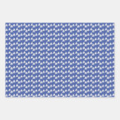 Lila Segelboote Geschenkpapier Set (Vorderseite 2)