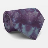 Lila Seite mit Blue Necktie Krawatte (Gerollt)