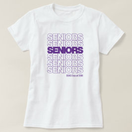 Lila Senioren Senioren Senioren Senioren T-Shirt