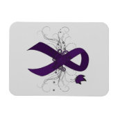 Lila Sensibilisierungskampagne Magnet (Horizontal)