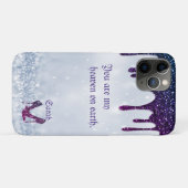 Lila Sequenzen Case-Mate iPhone Hülle (Rückseite (Horizontal))