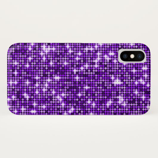 Lila Sequenzer-Handy-Fall Case-Mate iPhone Hülle (Rückseite (Horizontal))