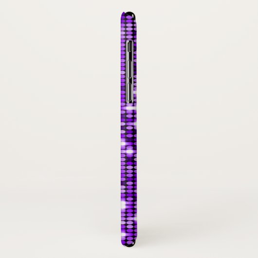 Lila Sequenzer-Handy-Fall Case-Mate iPhone Hülle (Hinten/Links)