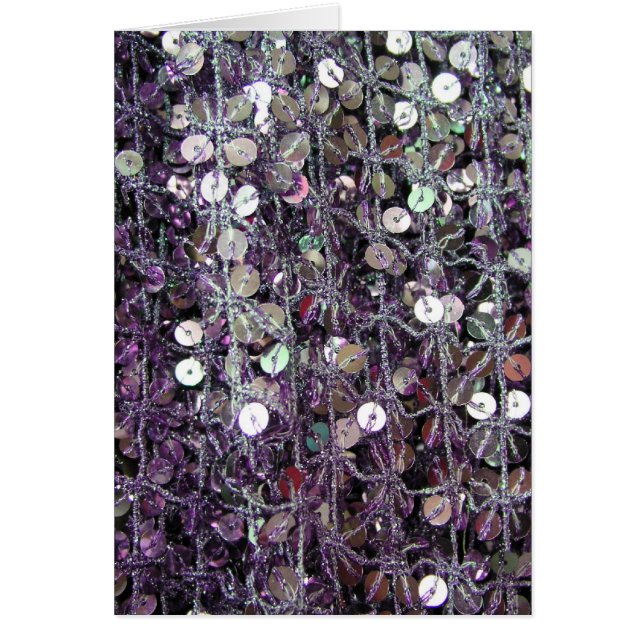 Lila Sequins u. Perlen (Vorne)