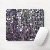 Lila Sequins u. Perlen Mousepad (Mit Mouse)