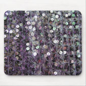 Lila Sequins u. Perlen Mousepad (Vorne)