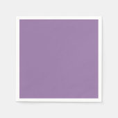 Lila Serviette (Vorderseite)