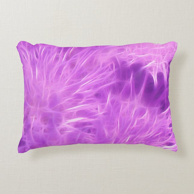 Lila Shades-Blume verändert Dekokissen (Vorderseite)