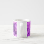 Lila Shades-Blume verändert Espressotasse (Rückseite)