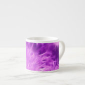 Lila Shades-Blume verändert Espressotasse (Vorderseite Rechts)