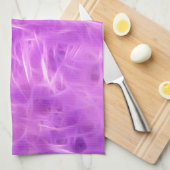 Lila Shades-Blume verändert Geschirrtuch (Viertel Falte)