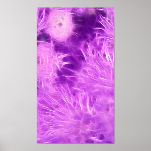 Lila Shades-Blume verändert Poster (Vorne)