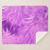 Lila Shades-Blume verändert Sherpadecke (Vorderseite (Horizontal))