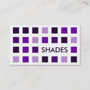 LILA SHADES (Mod-Quadrate) Visitenkarte