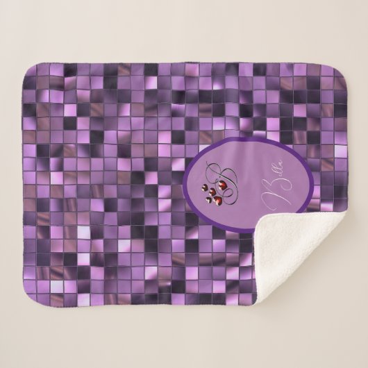 Lila Sherpadecke (Vorderseite (Horizontal))