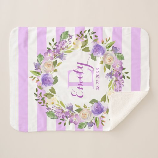 Lila Sherpadecke (Vorderseite (Horizontal))