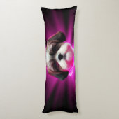 Lila Shih Tzu Seitenschläferkissen (Rückseite (Vertikal))