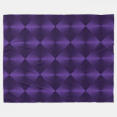 Lila Shimmer blockiert die Krawatte Fleecedecke (Vorderseite (Horizontal))