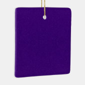 Lila Shimmer Square Ornament - individuell einstel (Rechts)