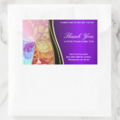 Lila Shine Abstrakt Vielen Dank Sticker (Tasche)