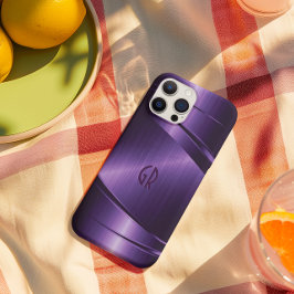 Lila Shiny-Metallic-Aluminiumsiegel Case-Mate iPhone Hülle