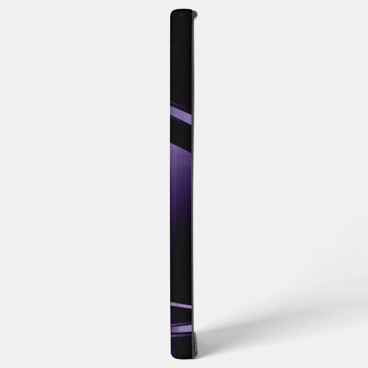 Lila Shiny-Metallic-Aluminiumsiegel Samsung Galaxy Hülle (Linke Seite)