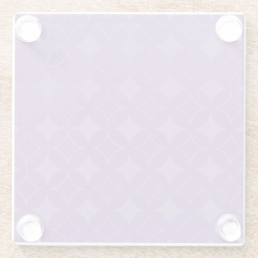 Lila Shippo-Muster Glasuntersetzer (Rückseite)