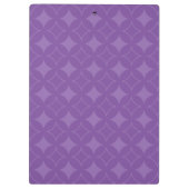 Lila Shippo-Muster Klemmbrett (Rückseite)