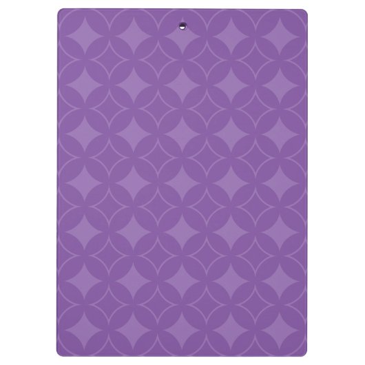 Lila Shippo-Muster Klemmbrett (Rückseite)