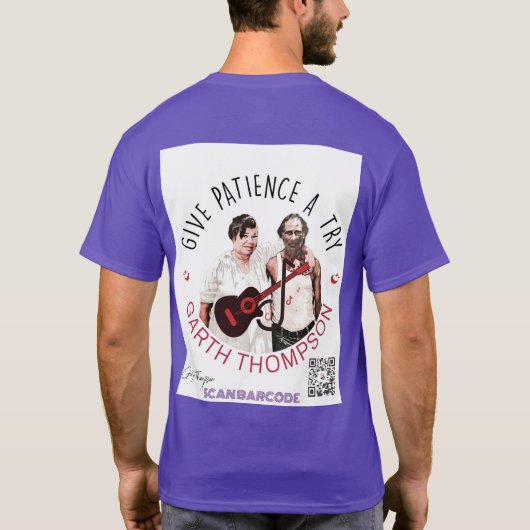 Lila Shirt (Rückseite)