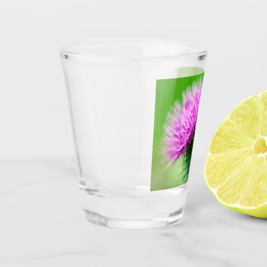 Lila Sieb Schnapsglas (Links)