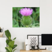 Lila Siegelpflaster Poster (Heimbüro)