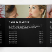 lila silber Agate Trifold Broschüre (Innenseite Mitte)