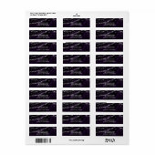 Lila & silber Diamond Bling Glam Sparkle (Vorne)