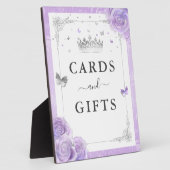 Lila Silberkrone - Zeichen Fotoplatte (Seite)