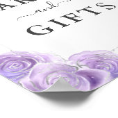 Lila Silberkrone - Zeichen Poster (Ecke)