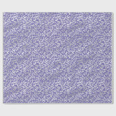 Lila Silberleoparddruck Geschenkpapier (Flach)