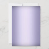 Lila Silbermedaille & Tiara Sweet 16 Einladung (Rückseite)