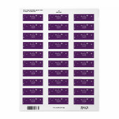 Lila silberner Glitzer-elegante (Vorne)