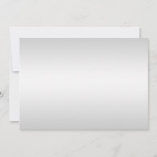 Lila Silberschmetterlingswirbel Einladung (Rückseite)